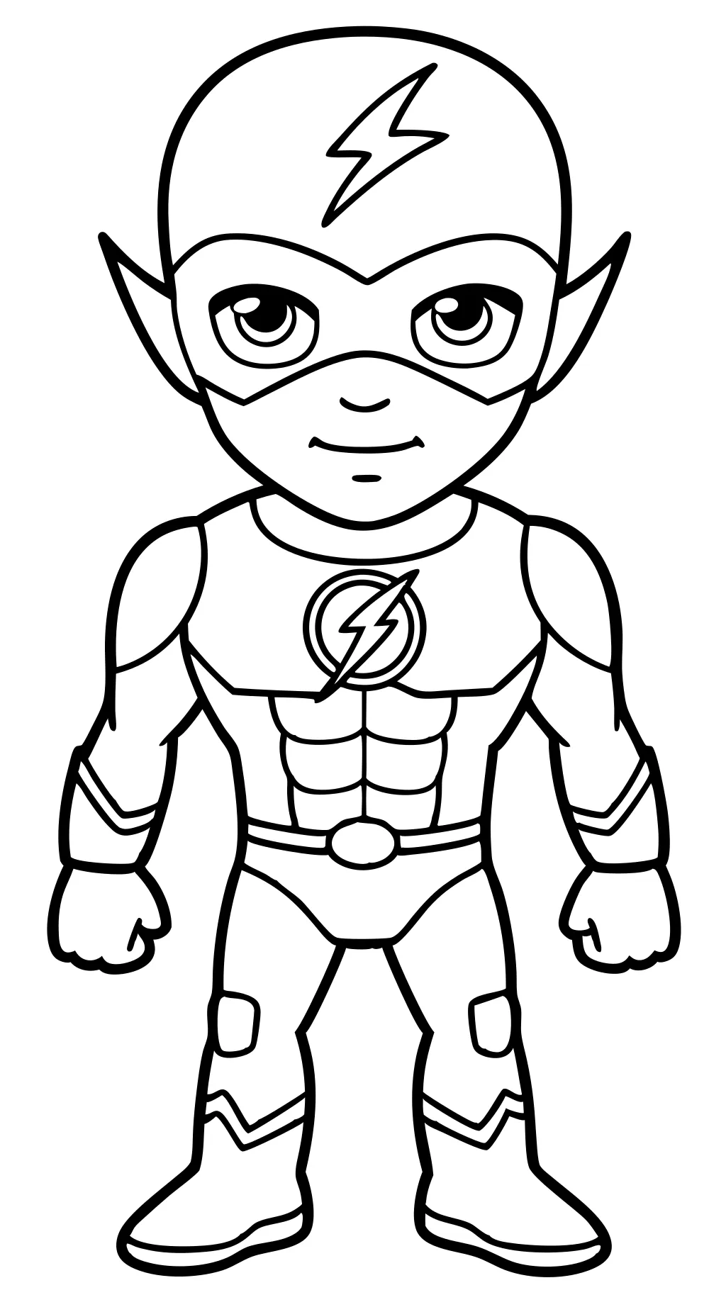 coloriage flash imprimable